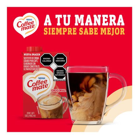 Sustituto de Crema para Café Coffee Mate Líquido Original 530g image number 6