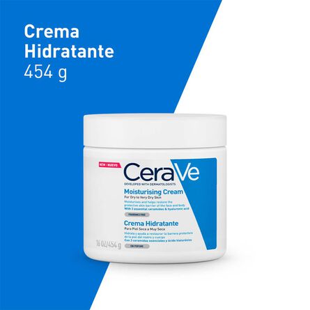 Crema Hidratante Cerave para Piel Seca 454 ml image number 1