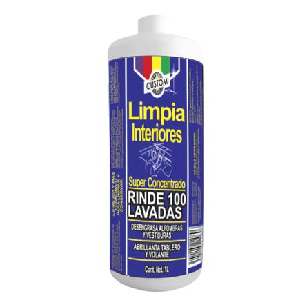 Kit Custom Shampoo + Limpia Parabrisas + Limpia Interiores y Polish Líquido image number 3