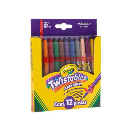Mini Crayones Crayola Twistables con 12 pz image number 2