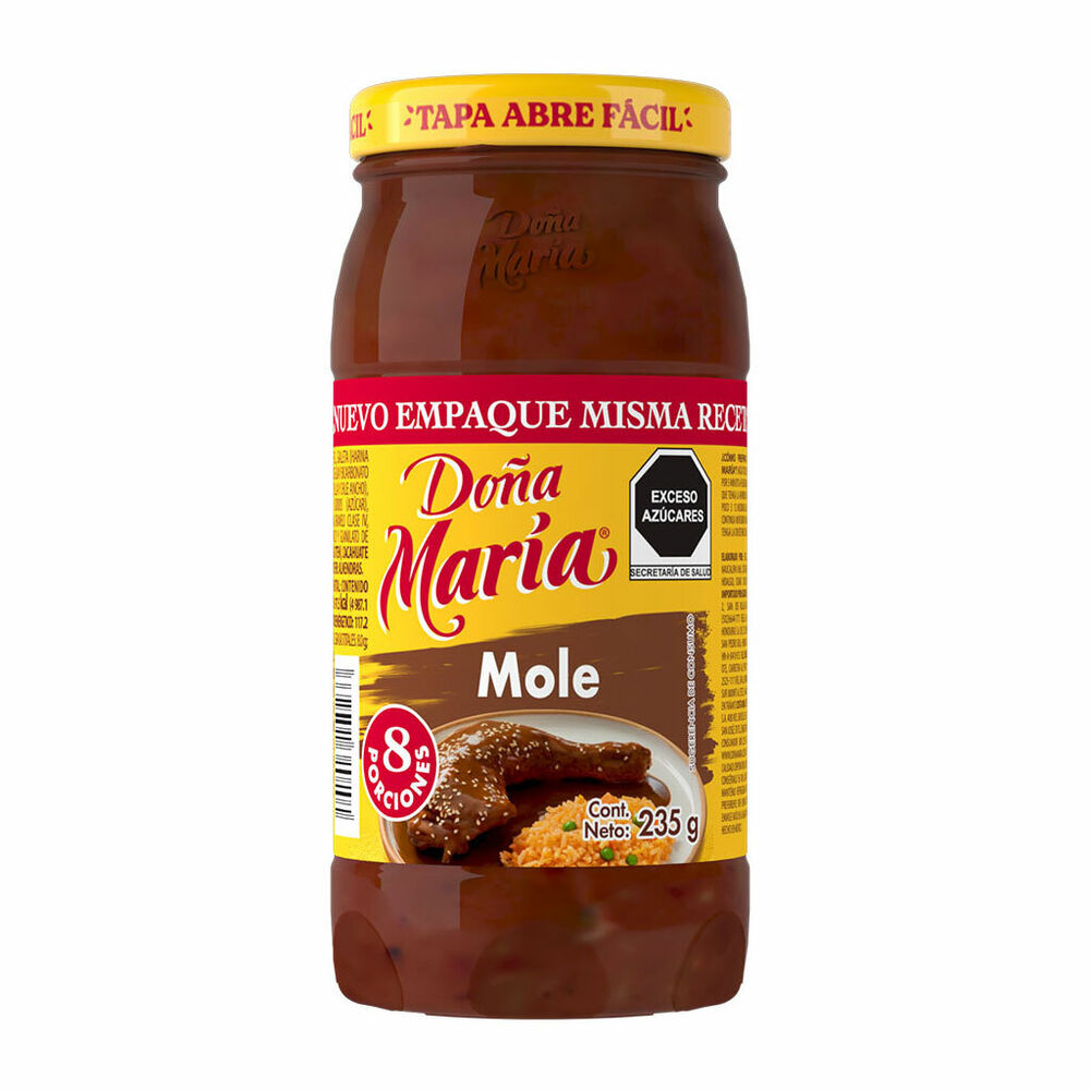 Mole Doña María rojo en pasta 235 g image number 0