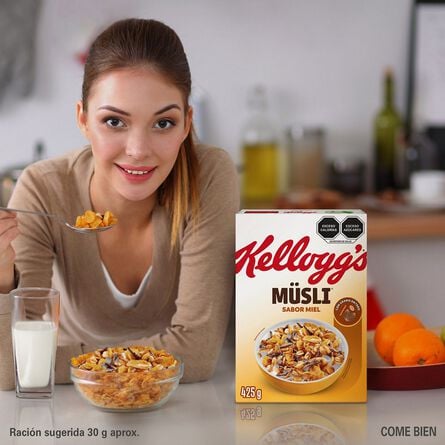 Cereal Kellogg's Müsli Sabor Miel 425 g image number 3