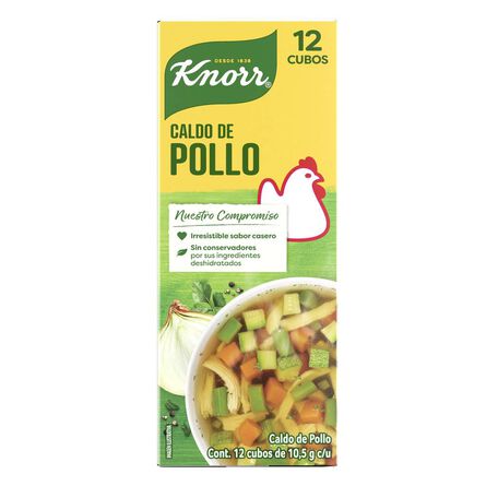 Caldo de Pollo Knorr 12 Cubos de 10.5 g image number 2