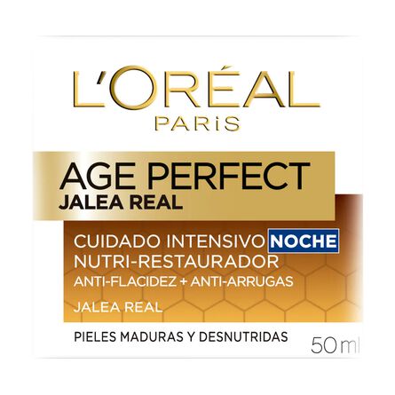 Crema Facial L'Oréal Paris Age Perfect Jalea Real Noche 50 ml image number 3