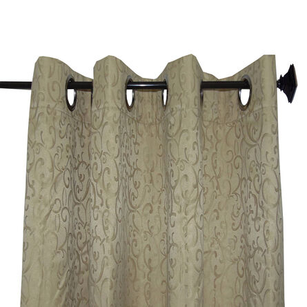 Cortina Black Out Tipo Leaf 140 x 220 cm Deco Persiana Beige image number 1