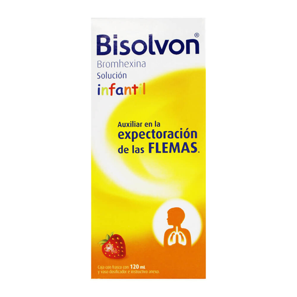 Bisolvon Infantil Sabor Fresa 4 mg Jarabe 120 ml image number 0