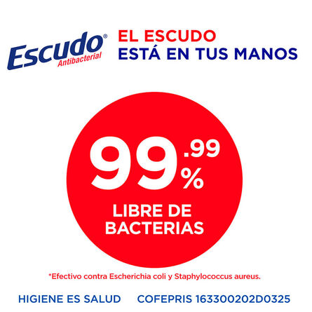 Escudo  Toallitas Húmedas Antibacteriales, 50 piezas image number 5