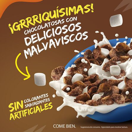 Cereal Kellogg's Zucaritas sabor Chocolate con Malvaviscos Caja 590 Gr image number 2