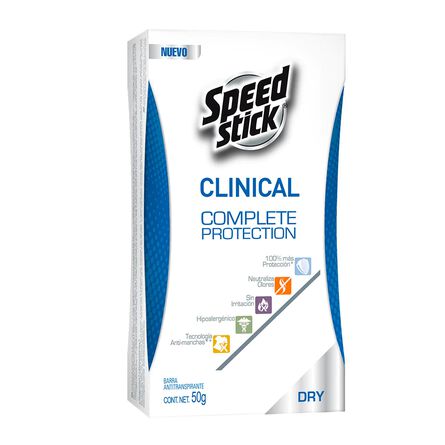 Desodorante Antitranspirante En Barra Speed Stick Clinical Complete Protection 50 G image number 1