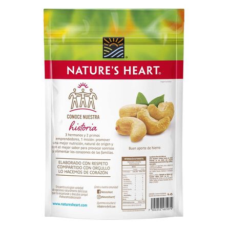 Nuez de la India Nature's Heart Cashew Nuts 400 g image number 1