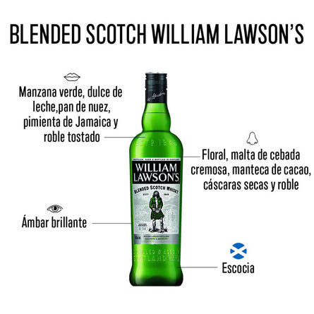 Whisky Escocés Williams Lawson's 700 ml image number 3