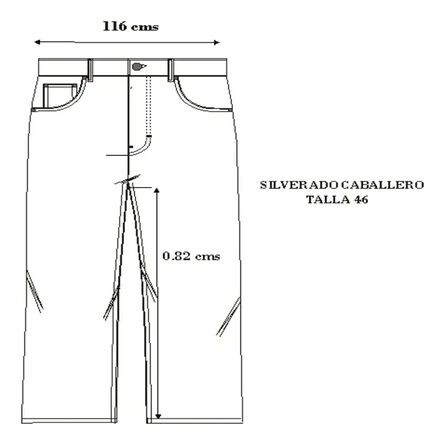 Jeans Básico Masculino Silverado Talla 46 Rinse Recto image number 3