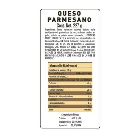 Queso Parmesano Parma 227 Gr image number 1