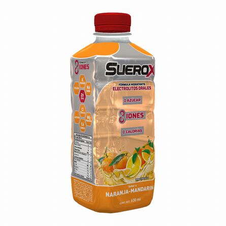 Suerox Bebida Hidratante Naranja Mandarina 630 ml image number 2