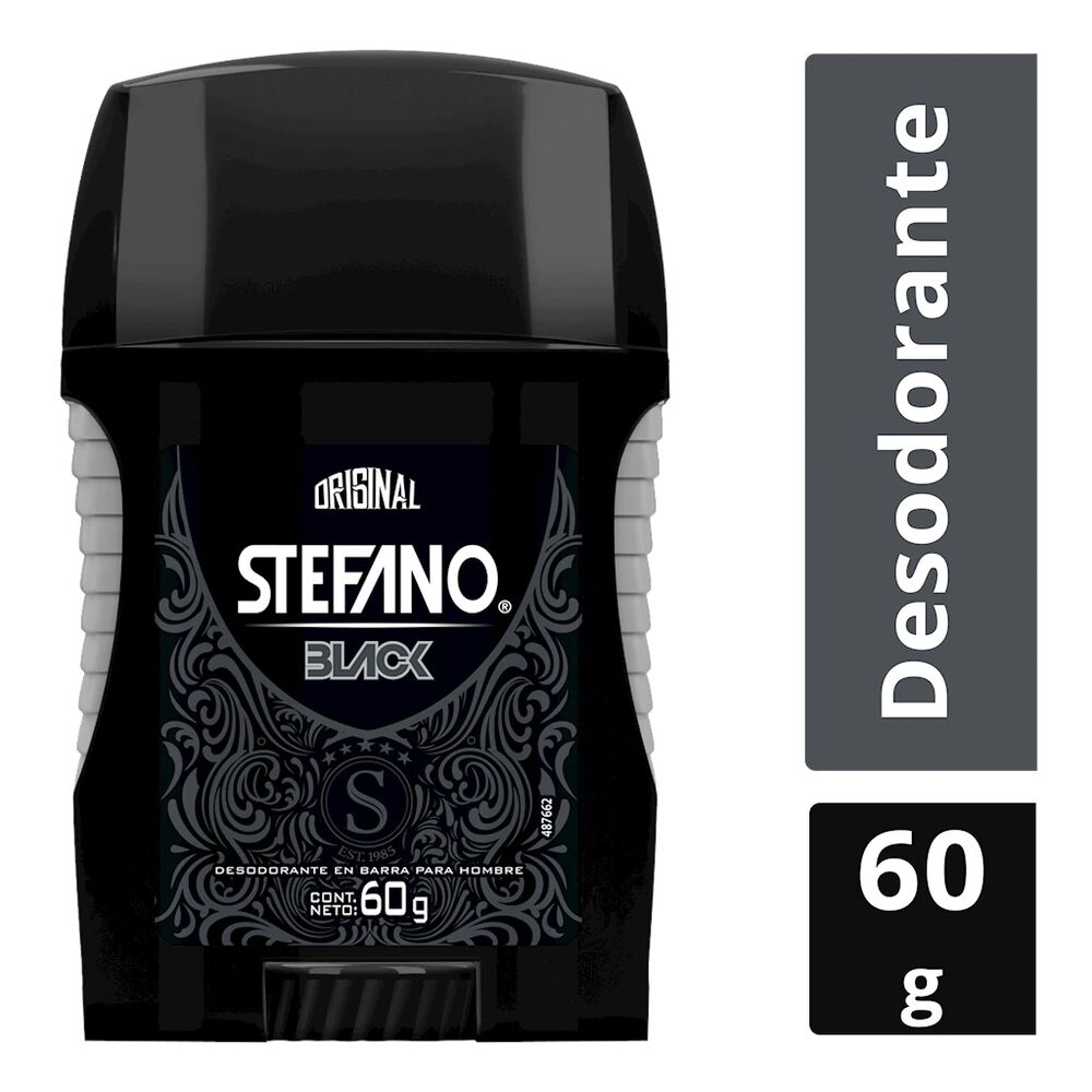 Desodorante en Barra Stefano Black 60 g image number 1