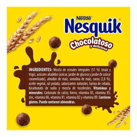 Cereal Nestlé Nesquik Sabor Chocolate Caja 620 Gr image number 2