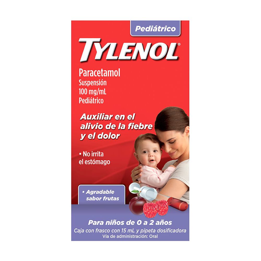 Tylenol Ped Cereza Gts Sol con 15 ml image number 0