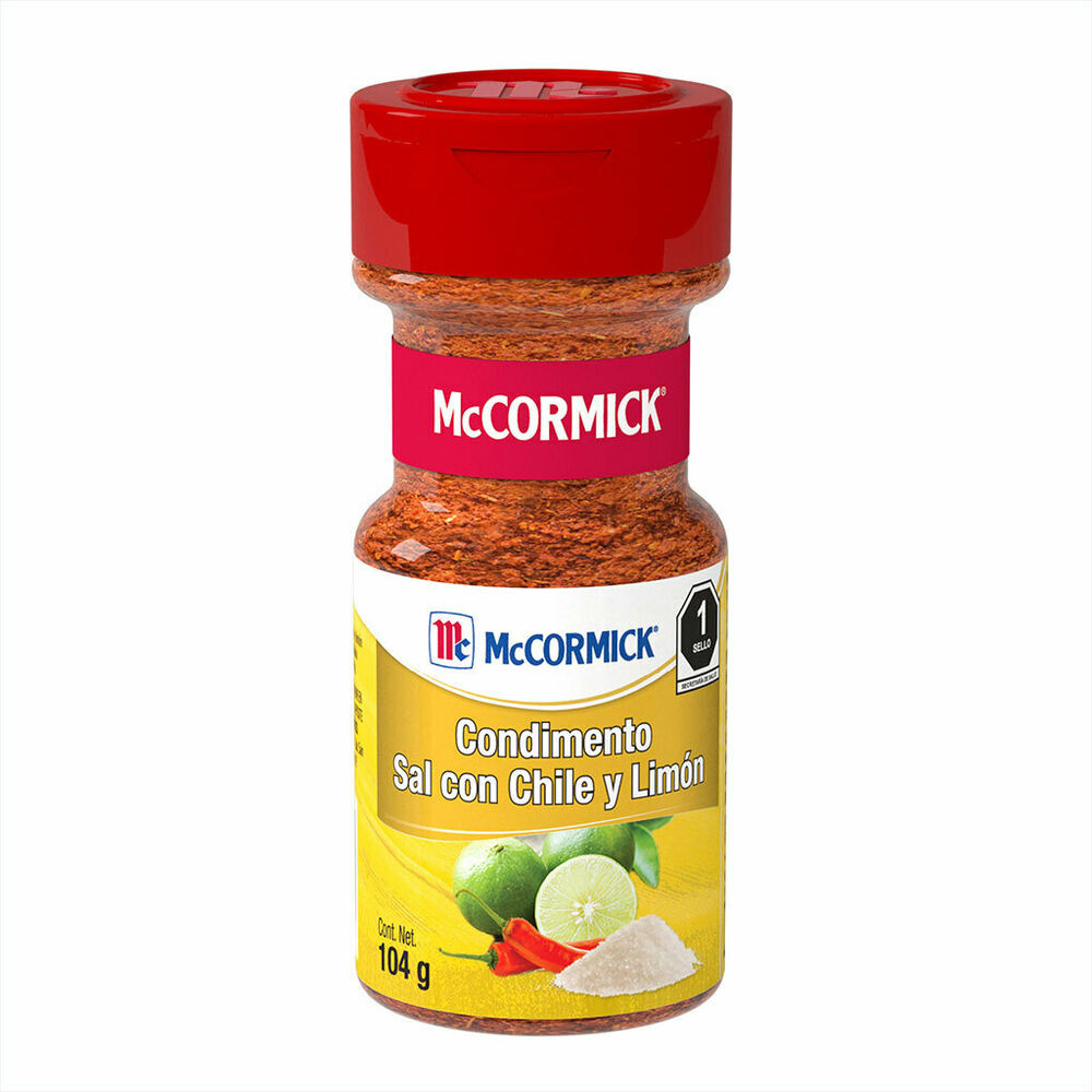 Sal con chile y limón McCormick 104 g image number 0