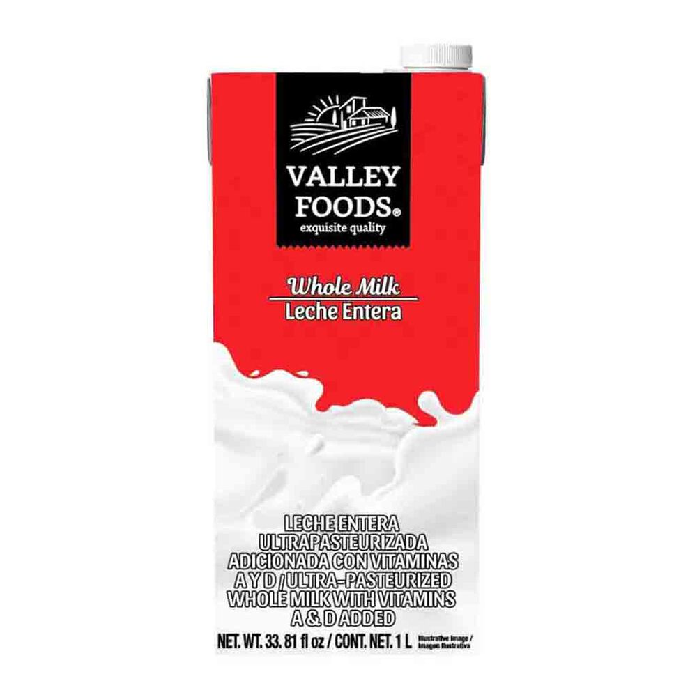 Leche Entera Valley Foods 1 lt image number 0