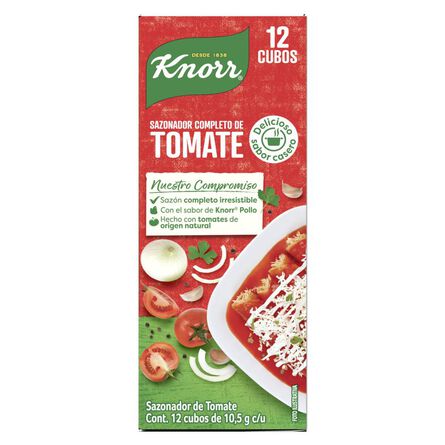 Sazonador Knorr Tomate 12 Cubos de 10.5 g image number 2