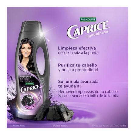 Shampoo Caprice Carbón 750 ml image number 3