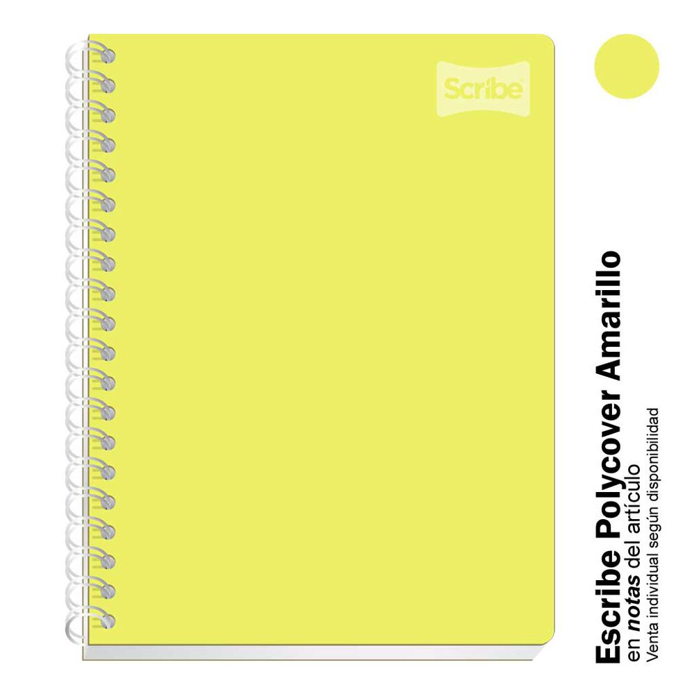 Scribe Cuaderno Argollado Profesional Polycover Ry 100 Hjs image number 1