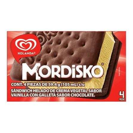 Mordisko Chocolate/Vainilla Holanda 4 piezas image number 1