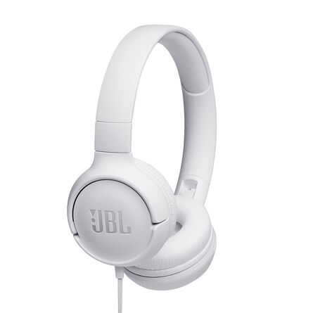 Audífonos On Ear JBL Tune 500 Alámbricos Blanco image number 1
