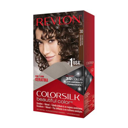 Tinte para cabello Beautiful Color Keratina Castaño Oscuro tono 30 59.1 ml image number 2