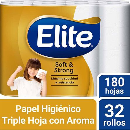 Papel Higiénico Elite Soft & Strong 32 Rollos image number 1