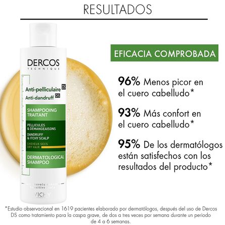 Vichy Dercos Anticaspa Shampoo Dermatologico 200 ml image number 3