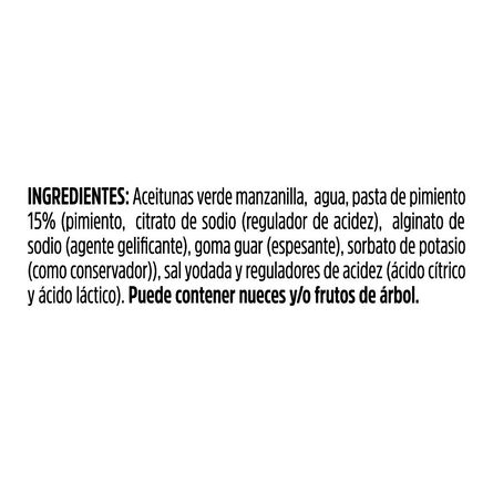 Aceituna Verde Valley Foods Rellena de Pasta de Pimiento Frasco 330 g image number 1