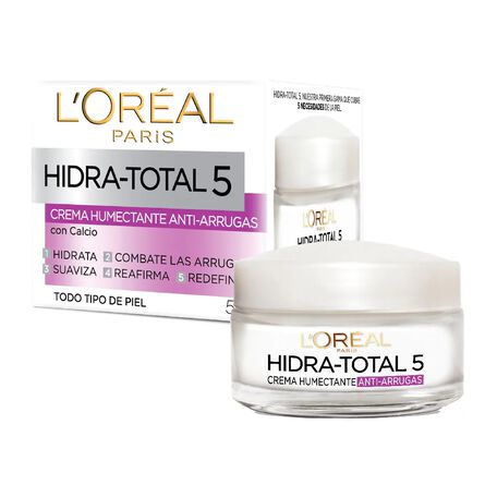 Crema Humectante L'Oréal Paris Hidra Total 5 Anti-Arrugas 50 Ml image number 9