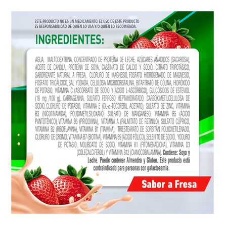 Suplemento Alimenticio Boost Azteca Alto en Proteína Fresa 330 ml image number 2