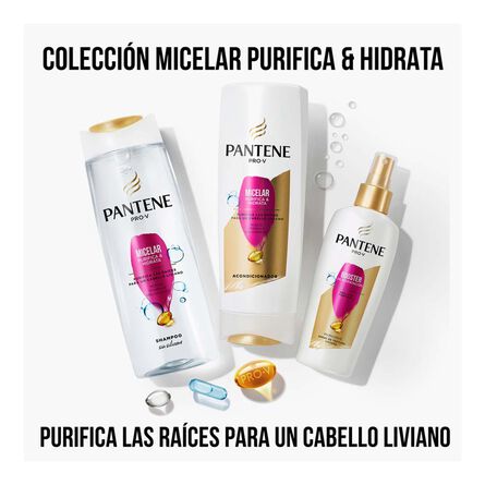 Shampoo Pantene Pro-V Micelar Purifica y Hidrata 750 ml image number 4