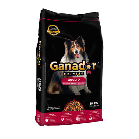 Alimento para perro Ganador Premium adulto 10 Kg image number 1