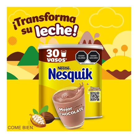 Alimento en polvo Nesquik sabor a chocolate 400 g image number 4