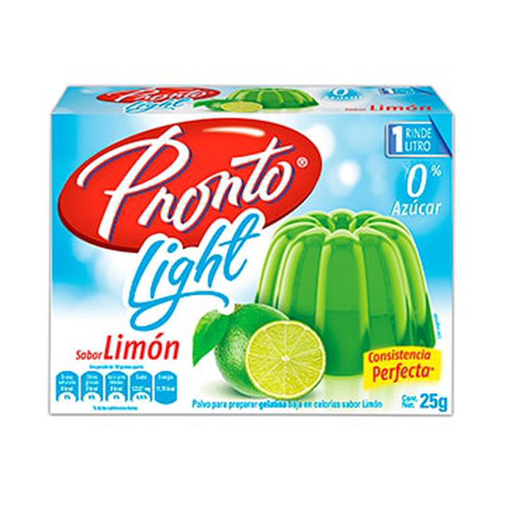 Gelatina Pronto Light Limón 35 gr image number 0