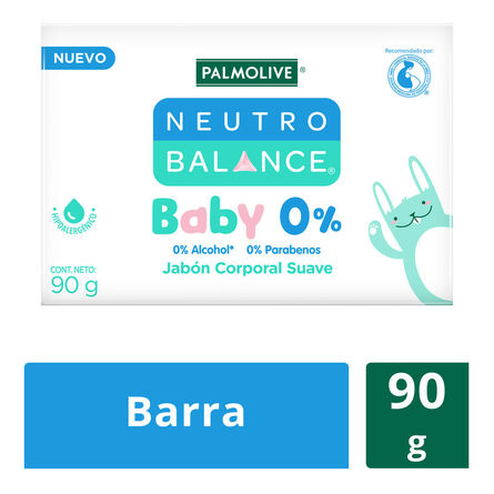 Jabón en Barra para Bebé Palmolive Neutro Balance Baby 0% 90 g image number 6