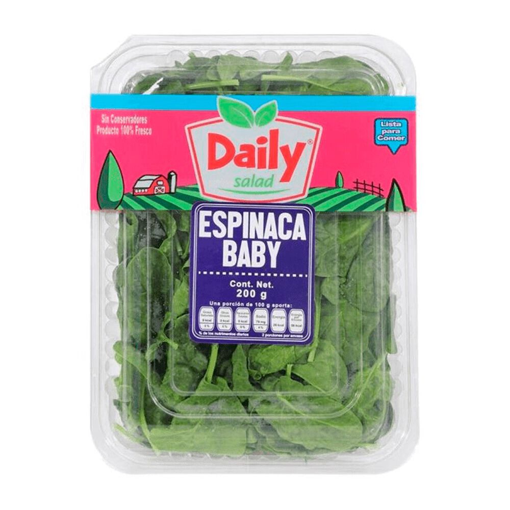 Espinacas Tiernas Daily Salad 200 g image number 0