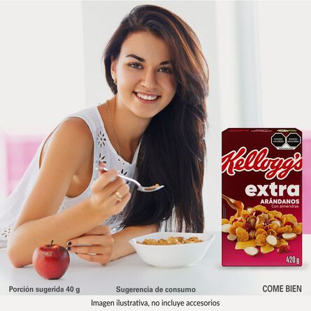 Cereal Kellogg´s Extra Arándanos Caja 420 Gr image number 4