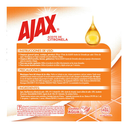 Limpiador Multiusos Ajax Aceite de Citronela 2 l image number 2