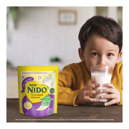 Producto Lácteo Combinado Nido FortiCrece Deslactosado en Polvo Lata 460g image number 5