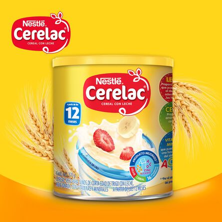 Cereal Infantil Cerelac Cereal con Leche Lata 370g image number 6