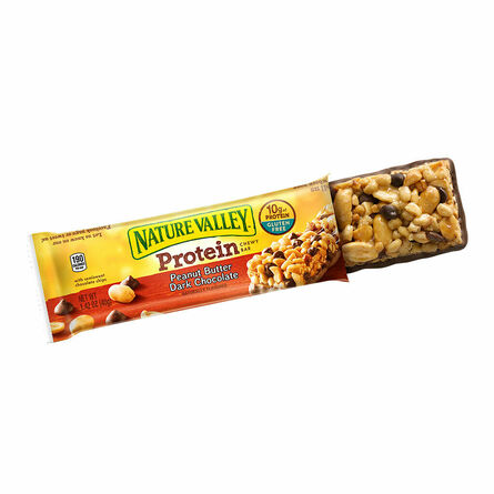 Nature Valley Barras protein cacahuate con chocolate oscuro 200 g image number 2