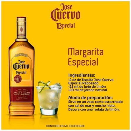 Tequila Cuervo Especial Reposado 990 ml image number 2