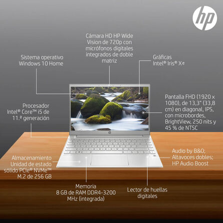 Laptop HP Pavilion 13-BB0502LA Core i5 8GB RAM 256GB SSD 13.3 Pulg image number 5