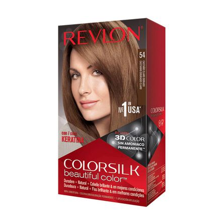 Tinte para cabello Beautiful Color Keratina Castaño Claro Dorado tono 54 59.1 ml image number 2