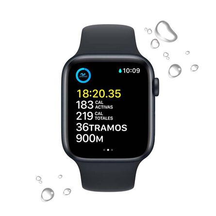 Apple Watch SE GPS Sport Band Midnight 44mm image number 2