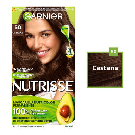 Tinte Garnier Nutrisse 50 Castaña image number 1